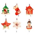 thumbnail image 4 of Luces LED colgantes de Navidad Árboles de Navidad que cuelgan Decoración de ventana iluminada FleinngHoz JD704962713, 4 of 6