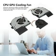 thumbnail image 3 of Replacement Laptop Cooling Fan, Stable Performance CPU GPU Cooling Fan Rapid Heat Dissipation 4 Pin Power Connector  For GL703 For GL703GS, 3 of 8