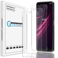 thumbnail image 1 of Protector de pantalla Orzero de cristal templado T-Mobile REVVL V+ 5G, 1 of 6