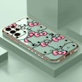 thumbnail image 3 of Smooth E-TPU Phone Case For Samsung Galaxy S24 S23 S22 S21 S20 FE S10 S9 A01 A02 A03 PLUS ULTRA 5G Case Pink Art Hello Kitty Cat, 3 of 5