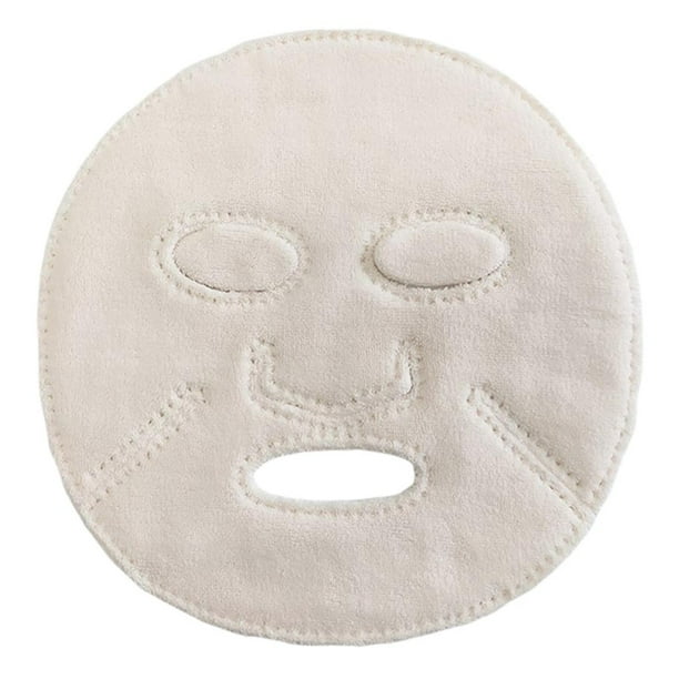 Mascarilla de toalla facial Compresa caliente / Hidratante Diseño único para niñas adolescentes Rejuvenecimiento gama de s, Tratamiento de - Blanco Normal Sunnimix mascarillas faciales de belleza