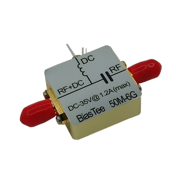 Antenna RF Feed Box Bias Coaxial Feed RF DC Blocking 1M6GHz Low