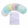 thumbnail image 3 of Environmental Protection Nursing Pads, Washable Super Absorbent Breast Pads Including Laundry Bag, Soft Hygroscopic Fabric for Nipple Protection, 3 of 5