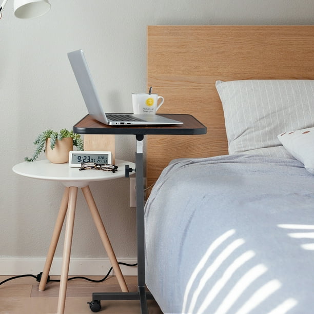 UBesGoo Overbed Table with Wheels, Hospital Bed Table