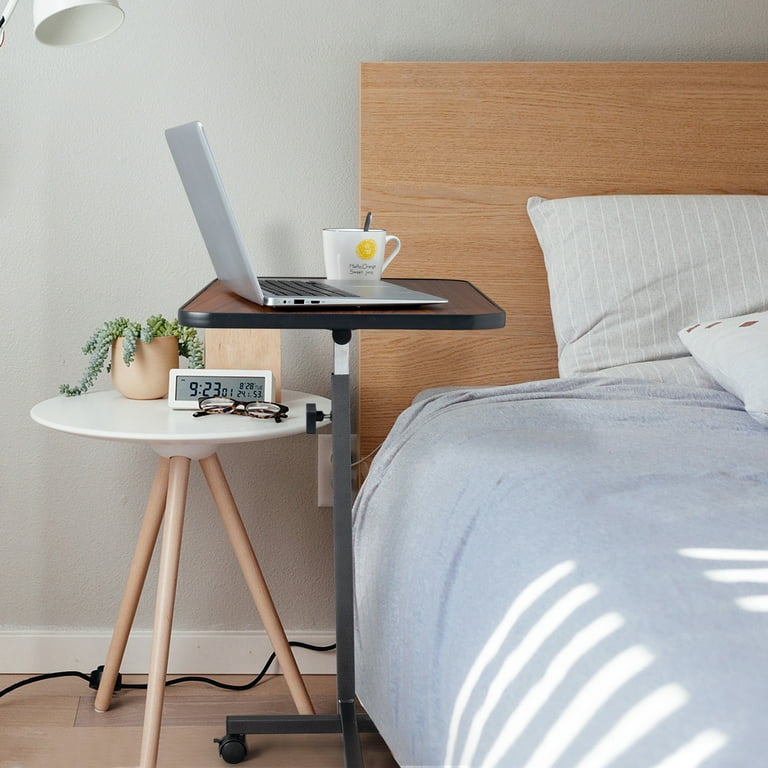 Ktaxon Adjustable Height Overbed Bedside Table, Bedroom