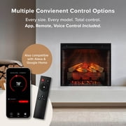 Modern Ember Uptown 23 inch Smart Electric Fireplace Insert - Black