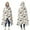 White Dinosaur Silhouette, variant on Wearable Blanket,White Desert Elements Dinosaurs Pattern Hooded Wearable Flannel Blanket for Adults & Teens,Winter Poncho Shawl Wrap Cape Cozy Anti-Pill,60"x80"