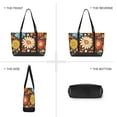 thumbnail image 6 of FORMRS Canvas Laptop Tote Bag for Women with 15.6" Computer Compartments Shoulder Handbag, Blooming Flowers, 6 of 7