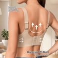 thumbnail image 5 of Miqool 3 Pack Jelly Bras for Women Breathable Mesh Wireless Seamless Supportive Full Coverage Push Up Bra Comfort Everyday Tshirt Bras, 34C-44D, 5 of 9
