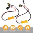 2 PCS Car H11 Fog Light LED Decoder, Metal Waterproof Housing LED