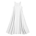 thumbnail image 5 of Aimik Women's Sleeveless Spaghetti Strap Loose Maxi Dress V-Neck Flowy Baggy Kaftan Casual Boho Dress, 5 of 5