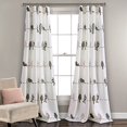 thumbnail image 1 of Lush Decor Paire de Rideaux de Fenêtre Rowley Birds Room Assombrissante, 84 x 52 Po, Blush et Gris, 1 of 5