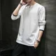 thumbnail image 3 of Camiseta para hombre, ropa para hombre empalmada, sudadera holgada, top gráfico de poliéster negro, tendencias de moda vintage Harajuku de los años 90 2024 F, 3 of 5