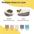 thumbnail image 6 of Best Friends by Sheri Cuddle Cup Ilan Cozy Microfiber Cat and Dog Bed in Standard Gray, 6 of 6