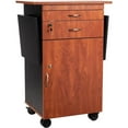 thumbnail image 5 of Oklahoma Sound MMC Series Modern Wood Multimedia Cart in Wild Cherry/Black, 5 of 14