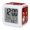 Red, White, Crimson, variant on Fat Chefs Digital Alarm Clock for Bedrooms, Smart LED Alarm Clock with 7 Color Changing Night Light, Funny Kitchen Cooking Forks Black Plaid Silent Wake Up Clocks for Sleep Study Cooking 3.2"x3.2"