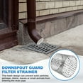 thumbnail image 6 of Uxcell 3.9" - 3.3" Gutter Guard Filter 3pcs 304 Stainless Steel Mesh Screen Vent Cover, 6 of 7