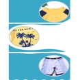 thumbnail image 4 of Emy Dola Boys Two Piece Rash Guard Swimsuits Kids Short Sleeve Sunsuit Shark Prints Swimwear Sets Toddler Bathing Suit with Sun Hat, 4 of 6