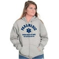 thumbnail image 4 of Paramedic Bad*ss Life Saver EMT Zip Up Hoodie Men's Women's Brisco Brands S, 4 of 5
