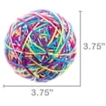 thumbnail image 2 of Pet Zone PZ15197 Yarn Ball Cat Toy with Rattle, 2 of 2