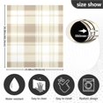 thumbnail image 6 of Dailycode Dishwasher Magnet Cover Magnetic Fridge Door Cover Home Kitchen Decor, Beige and White Scottish Tartan, 23"x 26", 6 of 6