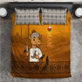 thumbnail image 2 of Oman Bedding Set with Traditional Camel Character and Desert Silhouette Design, 2 of 7