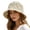 Beige, variant on Hollow out Crochet Knit Sun Hats for Women Foldable Packable Bucket Hat Summer Beach Hat