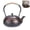 D, variant on 1.2L Japanese Cast Iron Teapot with Infuser, Elegant Black Traditional Tea Kettle for Loose Leaf Tea, 3.74" Wide