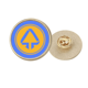 thumbnail image 1 of Clasificación de desechos Broche de oro metálico circular, 1 of 3