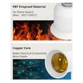 thumbnail image 5 of Paquete de 12 Adaptadores E12 A E26, Portalámparas E12 A Base Media, Convertidor E26 E27, Adaptador de Portalámparas, Portalámparas para Candelabros, 5 of 5