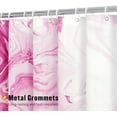 thumbnail image 3 of Hot Pink Marble Shower Curtain, Modern Ombre Fabric Cloth Shower Curtains for Luxury Bathroom Decor, Watercolor Shower Curtain, Dark Pink, 72x72, 3 of 6