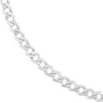 thumbnail image 4 of 14K White Gold Men & Women's 20" 4.50mm Light Cuban Chain Necklace, 4 of 4