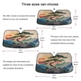 thumbnail image 5 of Yayeee Car Windshield Sun Shade Universal Fit Front Visor Protector, Pine Tree at Dawn, 5 of 8