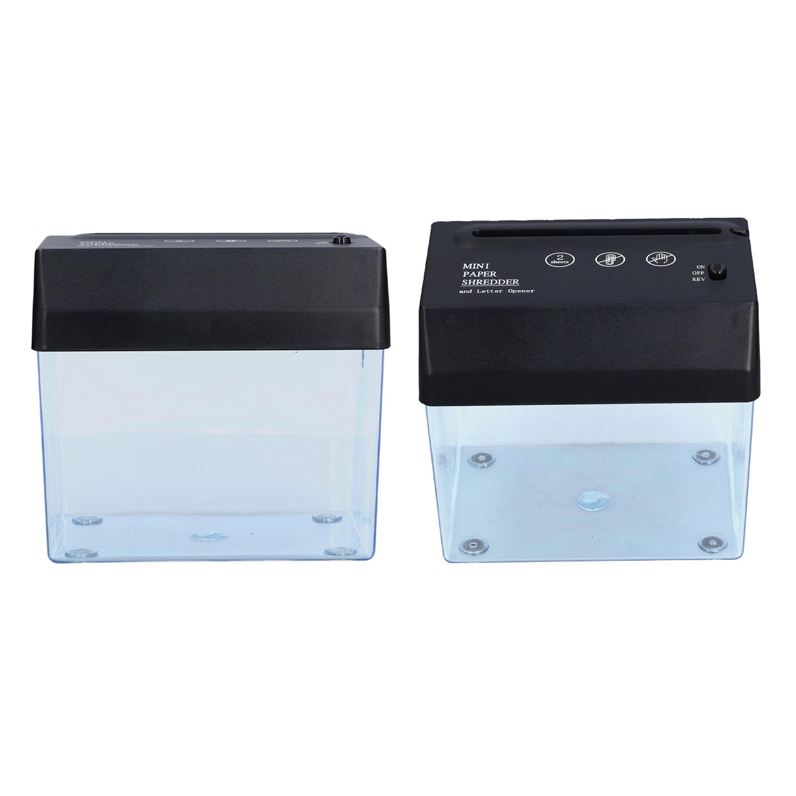 Suodoka Mini Paper Shredder USB Battery Operated Portable A6 Document Cutting Machine for Home Office Privacy Protection