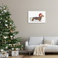 thumbnail image 3 of Stupell Industries Christmas Lights Wrapped Dog Holiday Painting Gallery Wrapped Canvas Art Prints Wall Art, 30 x 20, 3 of 8