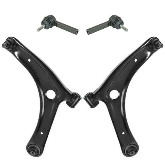 TRQ 4 pc Kit Front Outer Tie Rod End Lower Control Arm w/ Ball Joint LH RH Set PSA59503