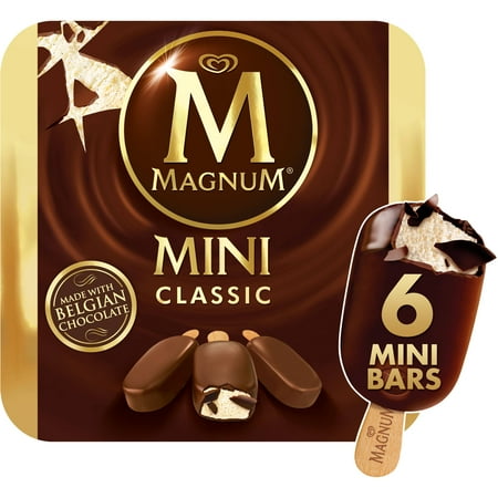 Magnum Mini Classic Ice Cream Bars, 6 ct