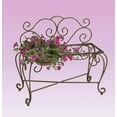 thumbnail image 2 of Deer Park Ironworks BE203 2 Pot Bench Planter, Natural Patina, 33"L x 15"D x 29"H, 2 of 2