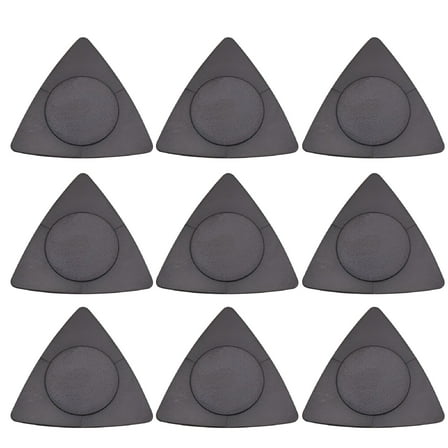 BESTSKY Non-slip Grip Triangle Guitar Picks - White (20pcs)