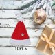 thumbnail image 4 of Sombrero de Papá Noel de Navidad, sombrero de artesanal DIY, cubierta de dulces de Navidad, sombrero de Papá Noel para decoración de mesa de 10 piezas un Sunnimix mini sombrero de muñeca, 4 of 8