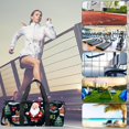 thumbnail image 6 of Christmas 17.7-Inch Sports Gym Bag with Interior Zipper Pocket and Large Capacity, 6 of 6