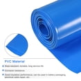 thumbnail image 3 of Unique Bargains Tube Rétractable en PVC Bleu 200mm Plat 1.5m pour Batterie, 3 of 5