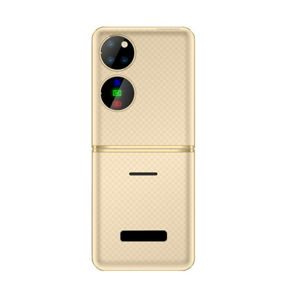 NEW Foldable Flip Unlocked Mobile Phone 4 SIM Card GSM Voice, Magic 2G F3R4