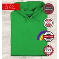 thumbnail image 2 of S4E Men's Rainbow Flag LGBTQ Gay Pride Hoodie Sweatshirts XXX-Large Irish Green, 2 of 4