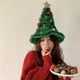 thumbnail image 2 of 2025 Ins Gorro de árbol de Navidad Tocado navideño Tocado para niñas Disfraz de fiesta de Navidad Horquilla navideña Suministros de decoración de Año Nuevo, 2 of 5