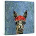 thumbnail image 2 of Marmont Hill Hipster Llama Canvas Wall Art, 2 of 7