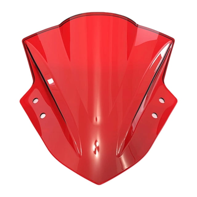 Parabrisas de motocicleta Parabrisas Conducción cómoda Mantenimiento Piezas Moto Rojo