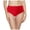 Z01 Red, variant on Conairie Womens Bikini Bottoms High Cut Tummy Control Swimsuit Comfortable Ruched Scrunch Swim Bottom Black L