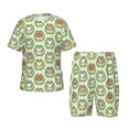 thumbnail image 1 of Fotbe Cute Chubby Frog Pijama Estampada de 2 Piezas para Niños – Ropa de Dormir de Manga Corta Cómoda para Niños y Niñas, Camiseta y Shorts de Algodón-X-Large, 1 of 6