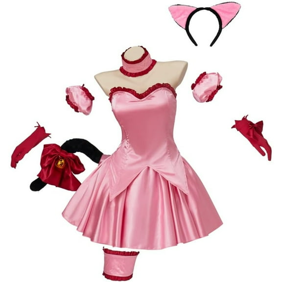Tokyo Mew Mew Momomiya Ichigo Pink Dress Costume
